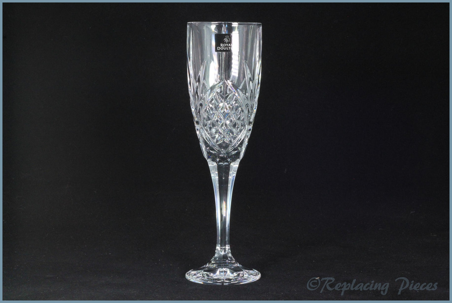 Royal Doulton - Decanters Sets - Set Of Four Flutes & Ice Bucket