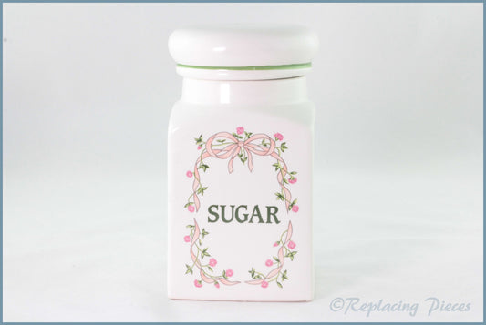 Johnson Brothers  - Eternal Beau - Storage Jar (Sugar) - Ceramic/Push Lid