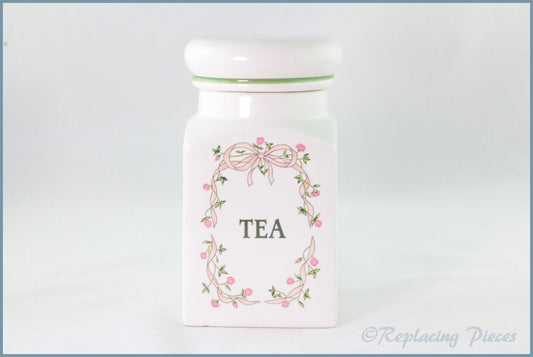 Johnson Brothers  - Eternal Beau - Storage Jar (Tea) - Ceramic/Push Lid