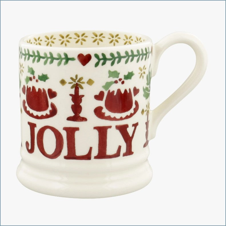 Emma Bridgewater - Christmas Joy - 1/2 Pint Mug (Jolly)
