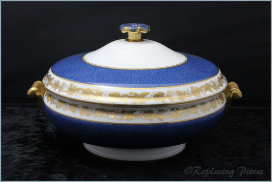 Wedgwood - Whitehall (Powder Blue) - Lidded Vegetable Dish