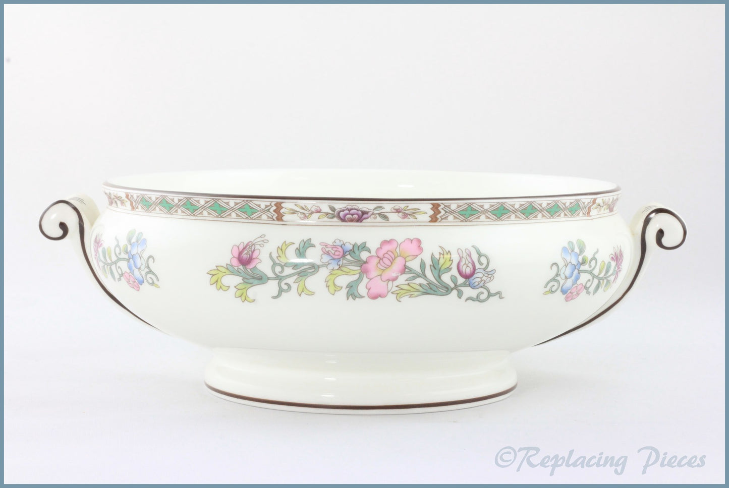 Wedgwood - Kutani Crane - Lidded Vegetable Dish - Base ONLY