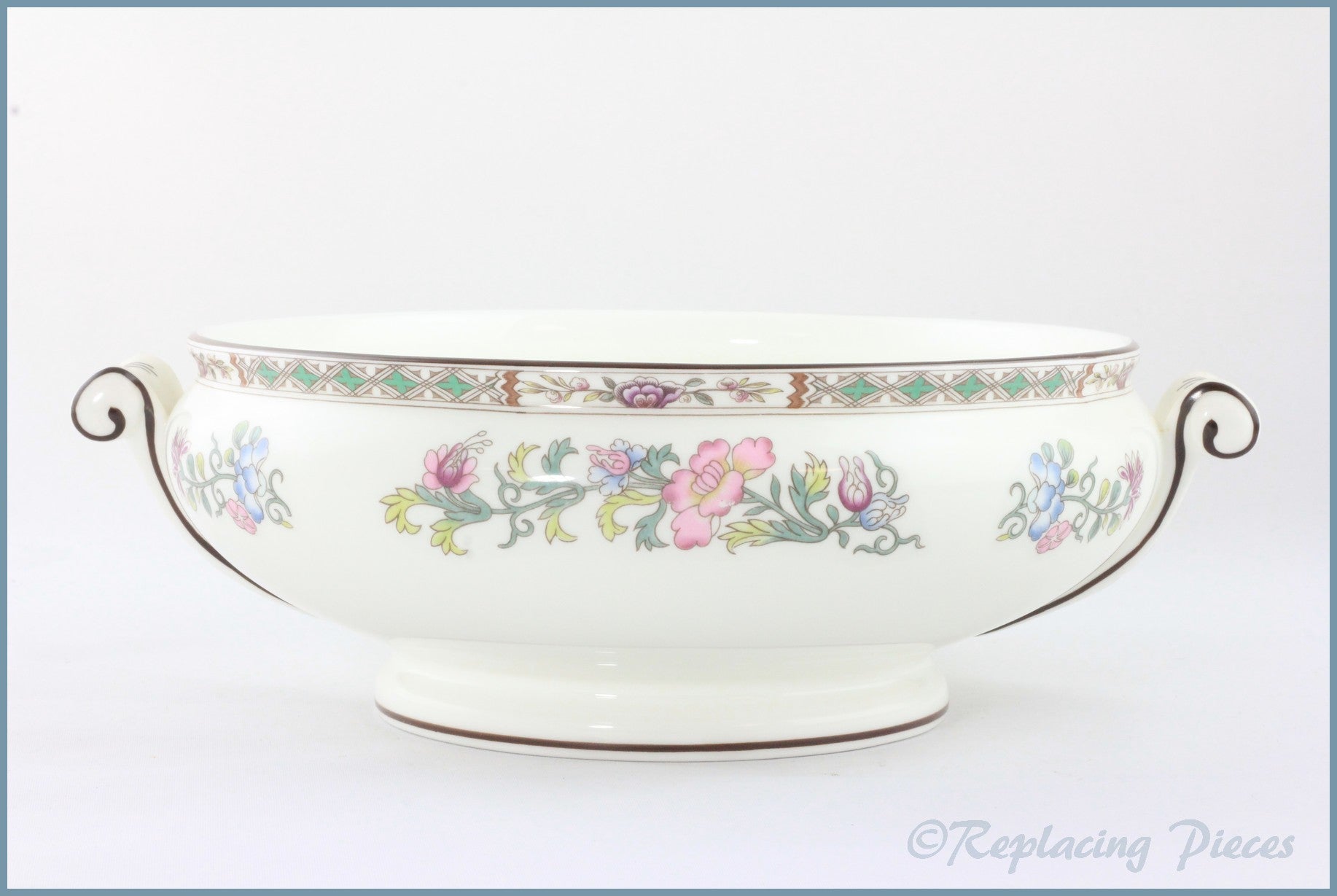 Wedgwood - Kutani Crane - Lidded Vegetable Dish - Base ONLY