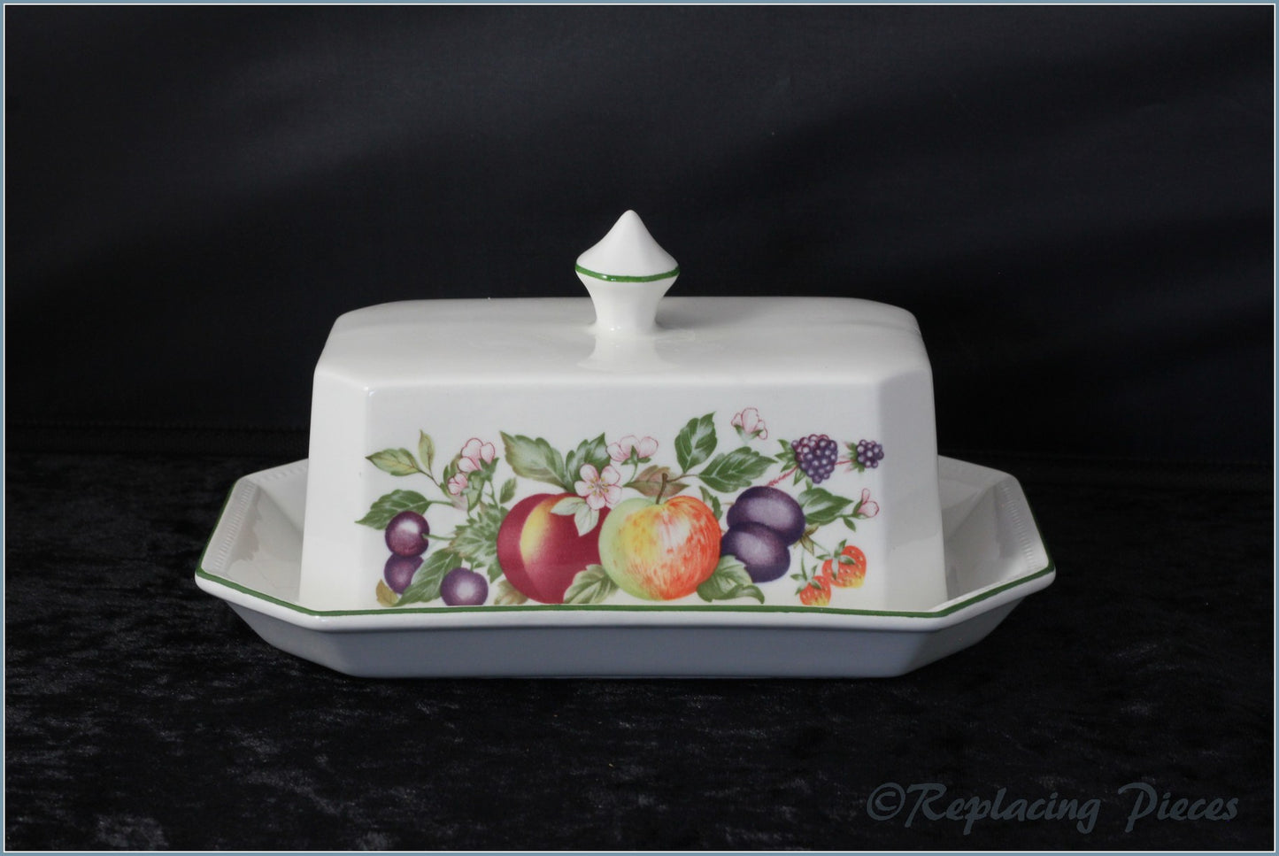 Johnson Brothers - Fresh Fruit - Lidded Butter Dish