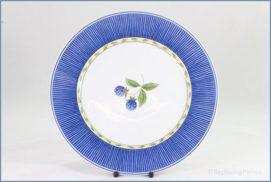 Marks & Spencer - Blackberries - 8 1/8" Salad Plate (Blue Rim)