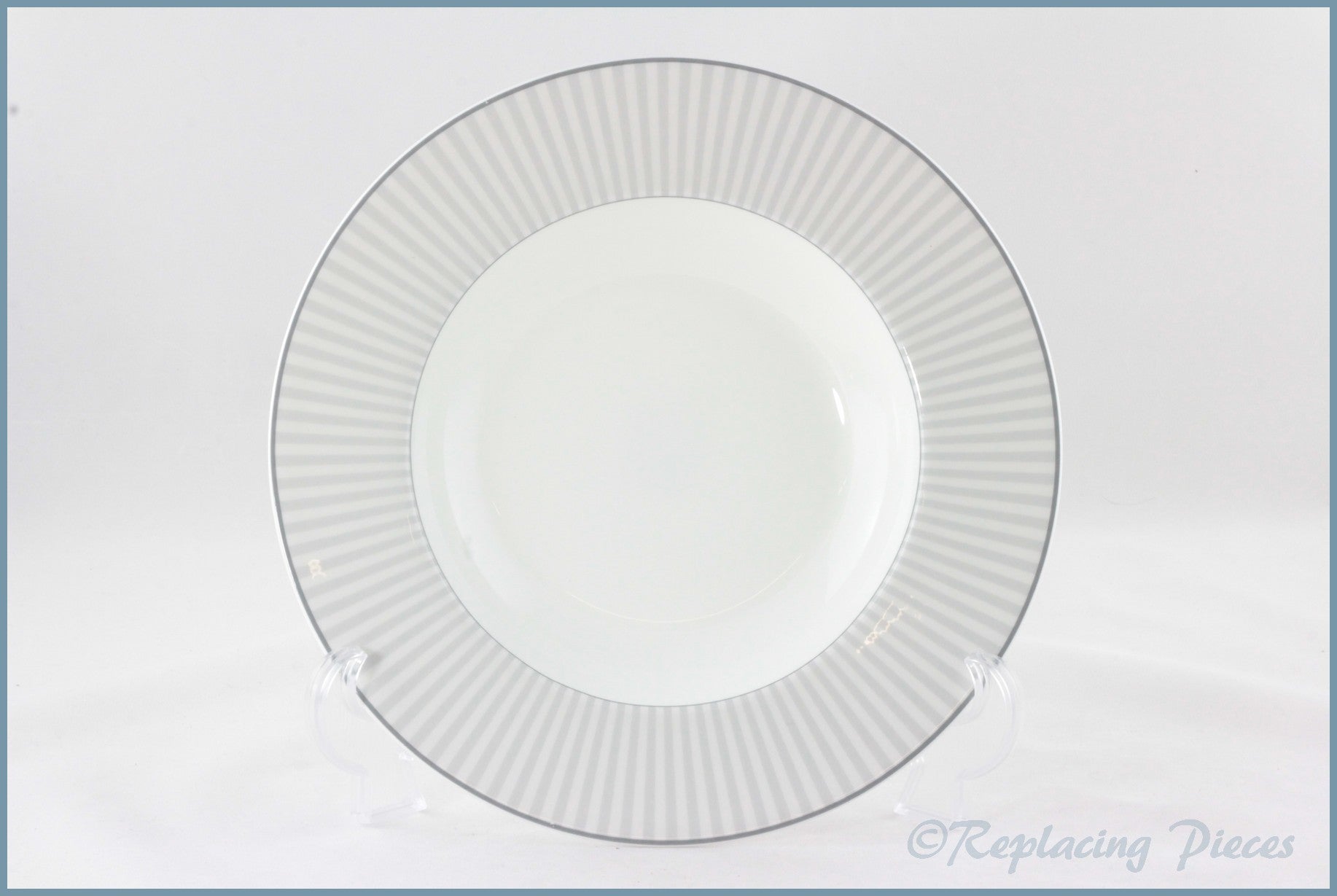 Marks & Spencer - Hampton (Grey) - 9 3/8" Rimmed Bowl