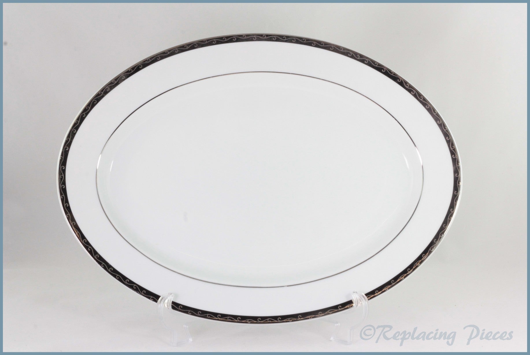 Marks & Spencer - Platinum (Home) - 16" Oval Platter