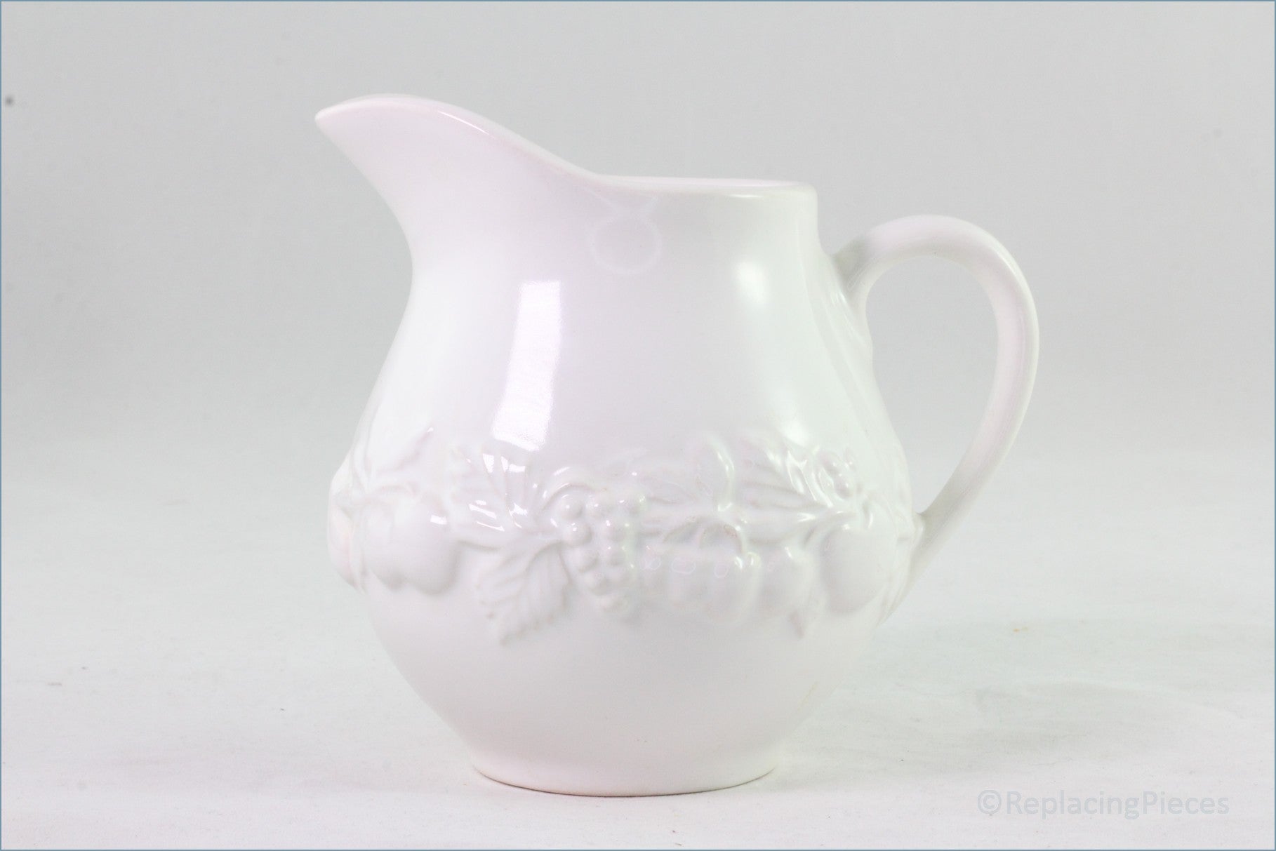 Marks & Spencer - White Embossed - Milk Jug