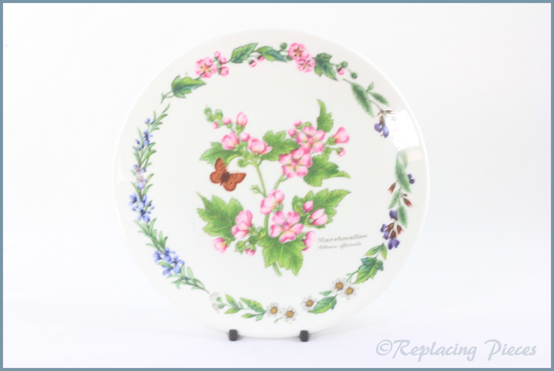 Royal Worcester - Worcester Herbs - 7 3/8" Collector Plate (Marshmallow)