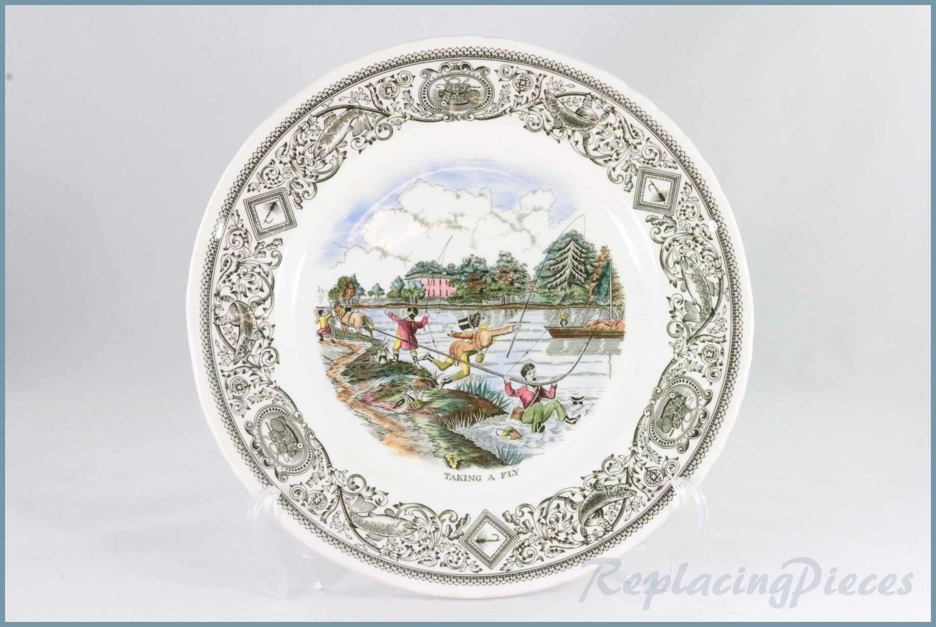 Masons - Angling Series - Dinner Plate - Taking A Fly