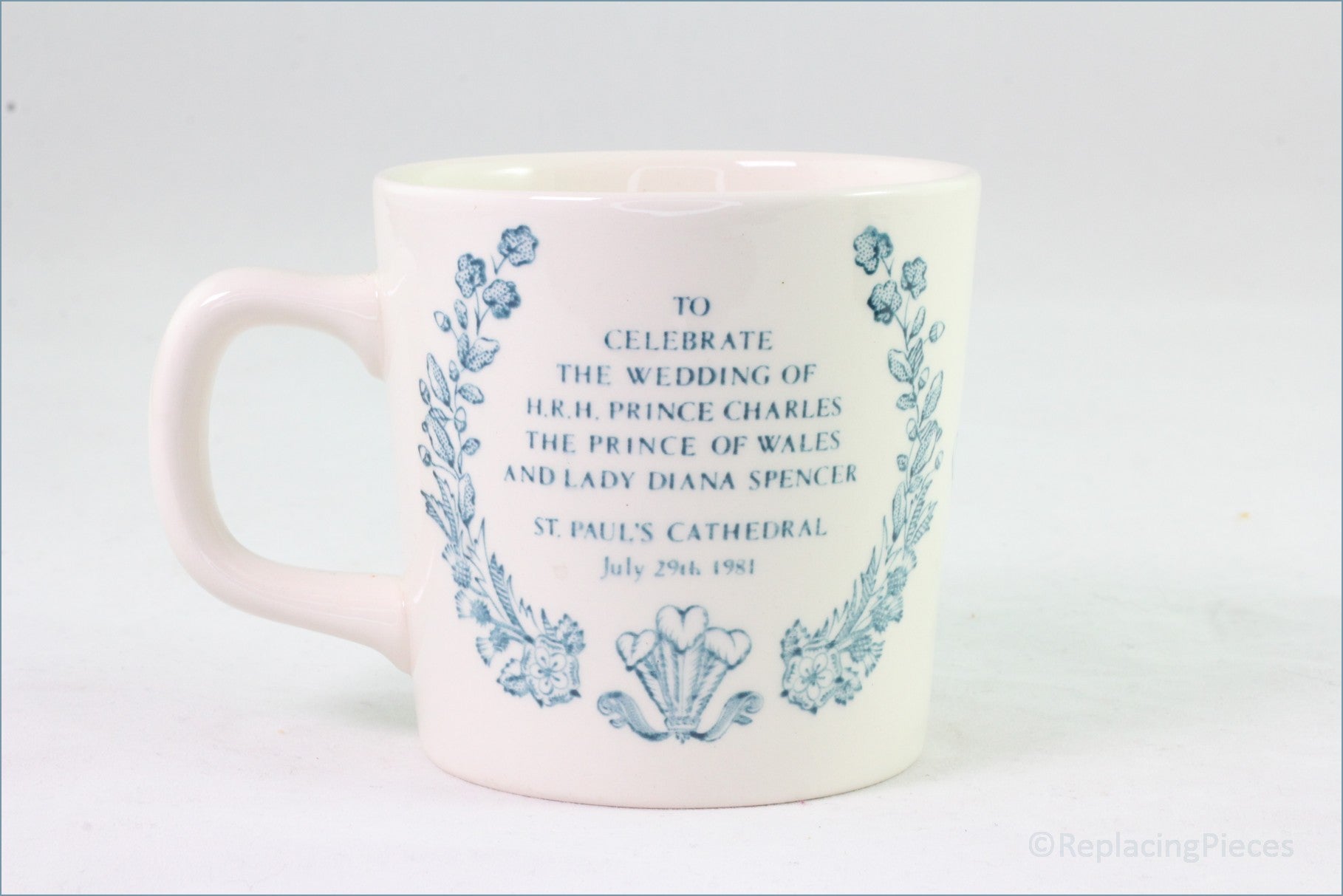 Masons - Charles & Diana - Mini Mug (Blue)