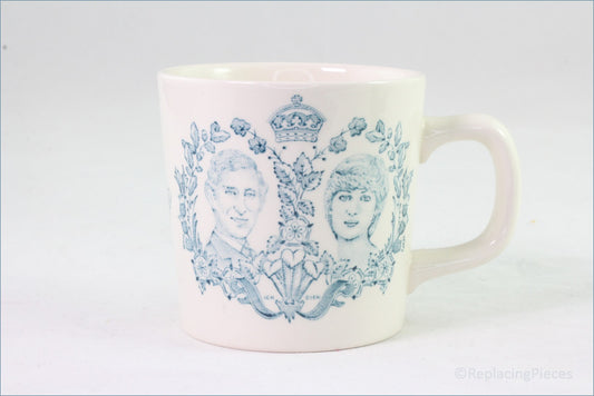 Masons - Charles & Diana - Mini Mug (Blue)