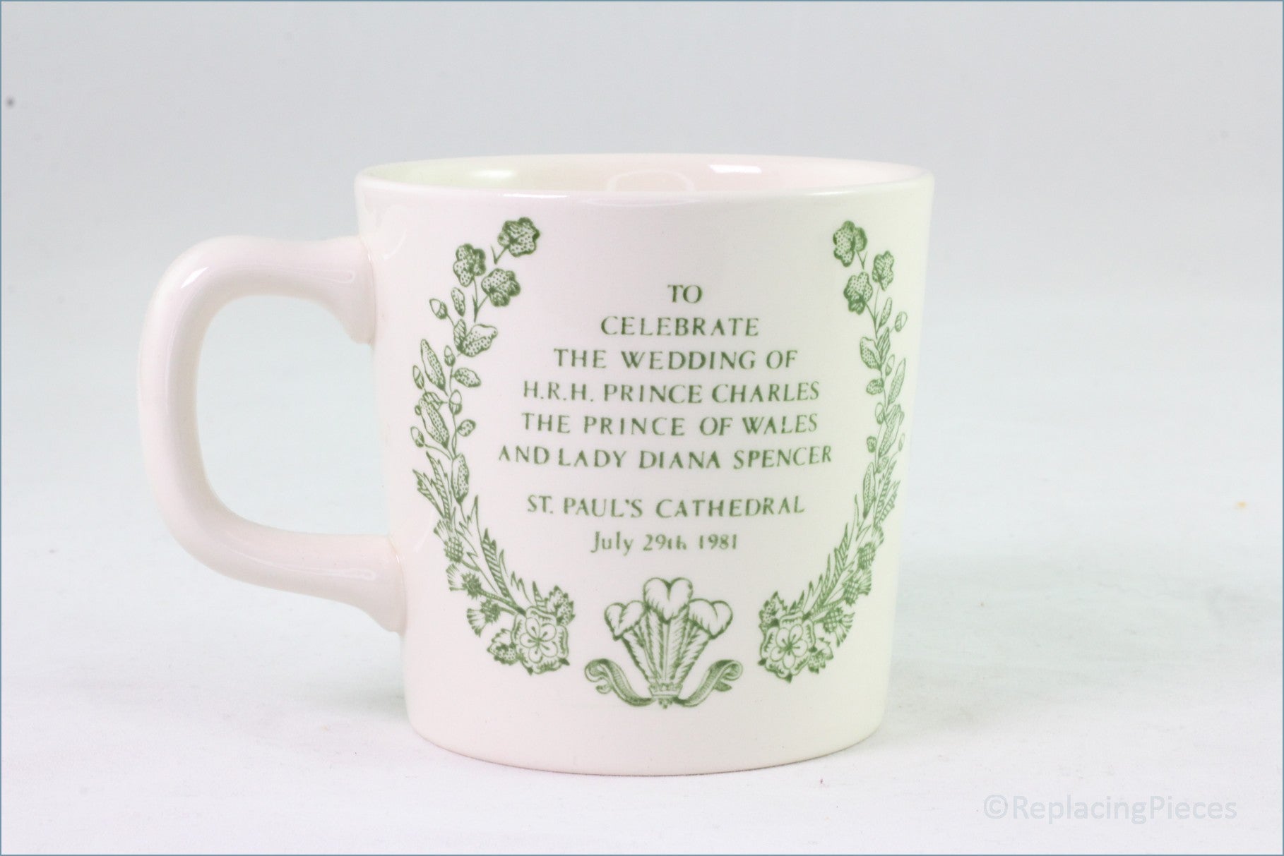 Masons - Charles & Diana - Mini Mug (Green)