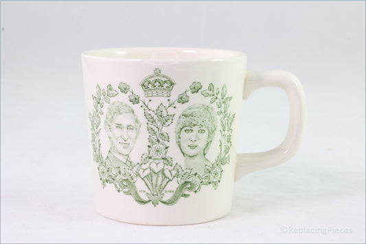 Masons - Charles & Diana - Mini Mug (Green)