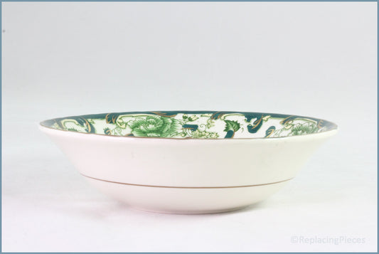 Masons - Chartreuse - Cereal Bowl (Gold Band Outside)
