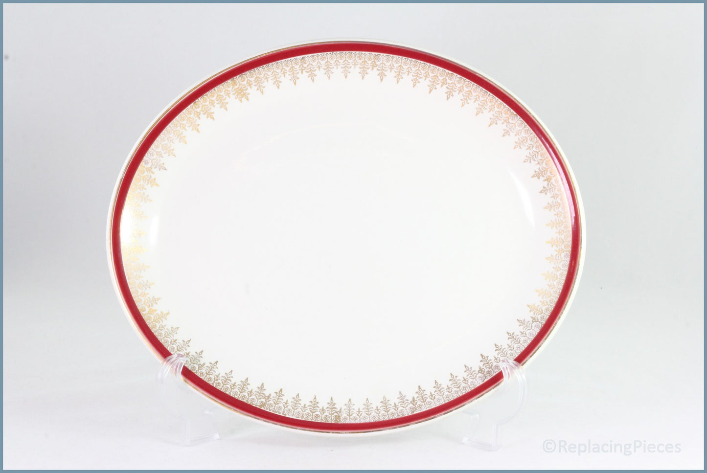 Myott - Royalty (Red) - 11" Oval Platter