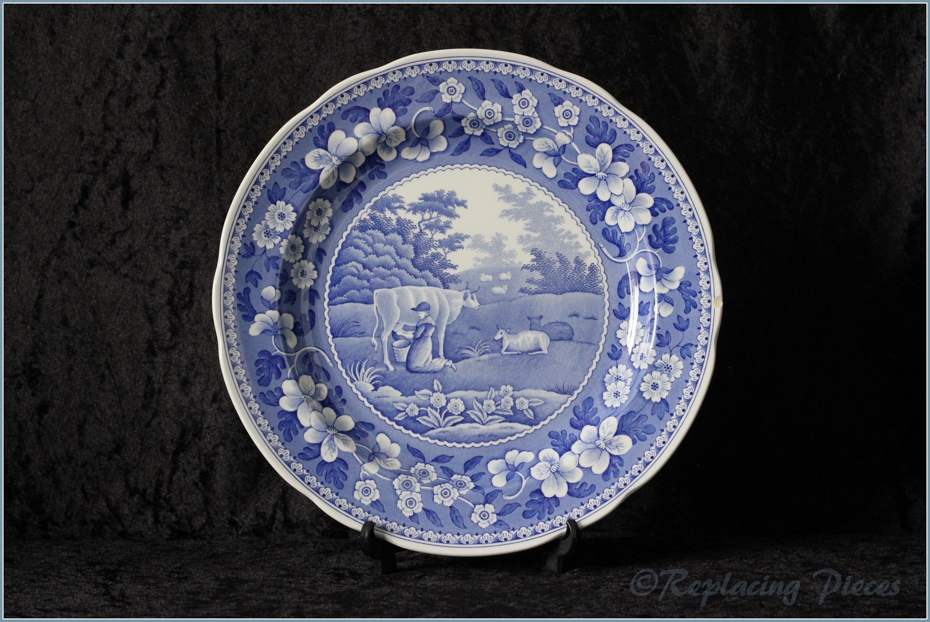 Spode - Blue Room Collection - Dinner Plate (Milk Maid)