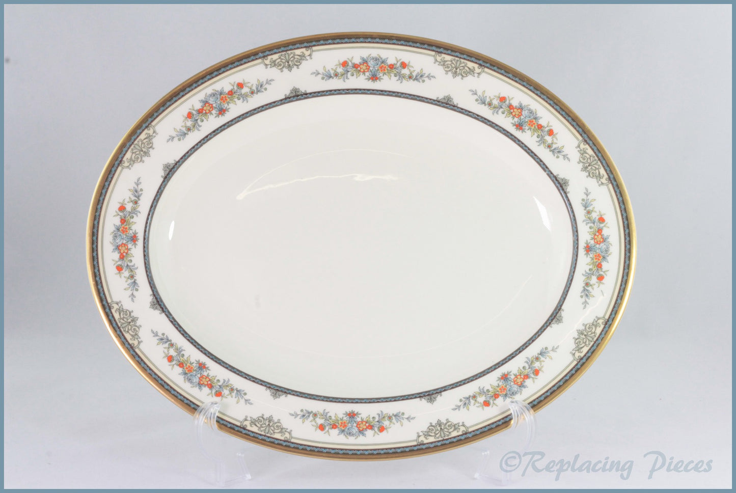 Minton - Stanwood - 13 5/8" Oval Platter