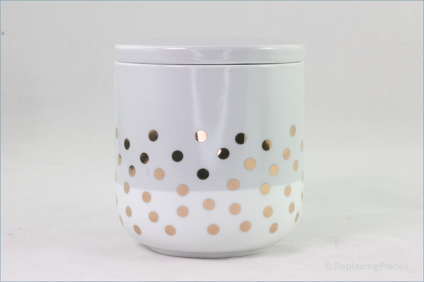 Next - Spots And Stripes - Storage Jar (Grey Spots)