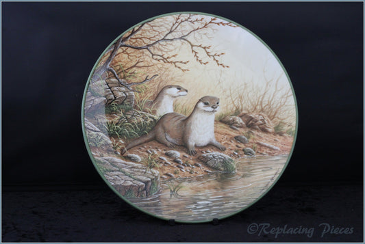 Royal Doulton - Rollinsons Portraits of Nature - Otter Pair On A River Bank