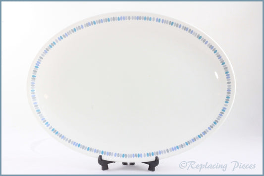 Royal Tuscan - Raindrop - 13" Oval Platter