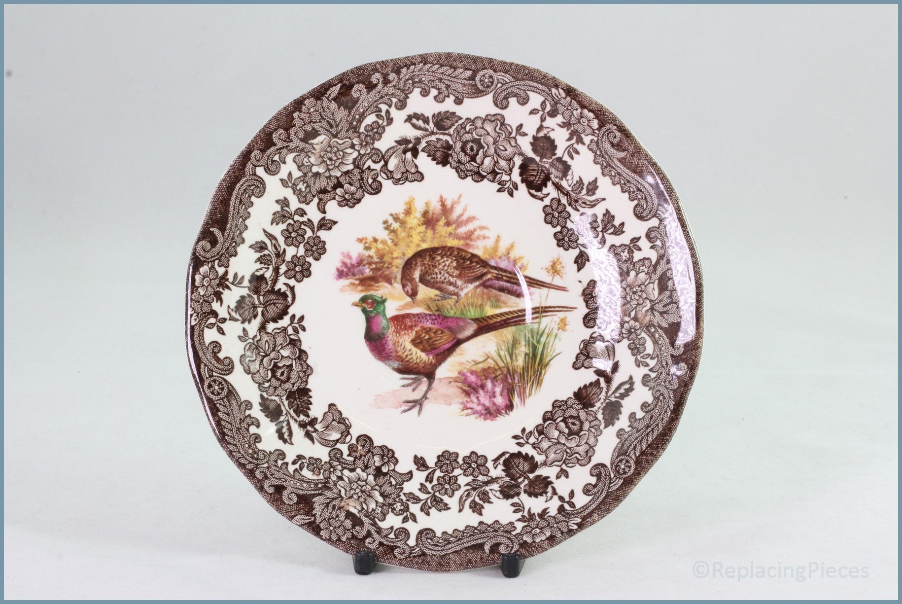 Palissy - Game Series (Birds) - Tea Saucer (Pheasant)