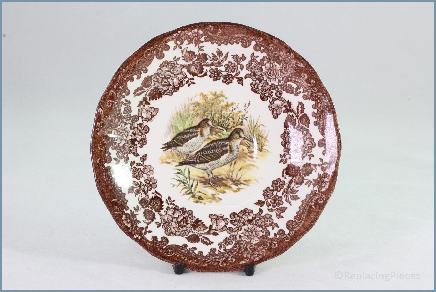 Palissy - Game Series (Birds) - Tea Saucer (Snipe)