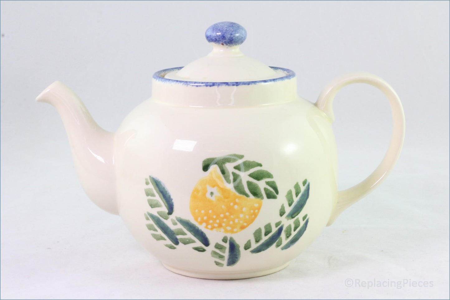 Poole - Dorset Fruit - 2 Pint Teapot (Orange)