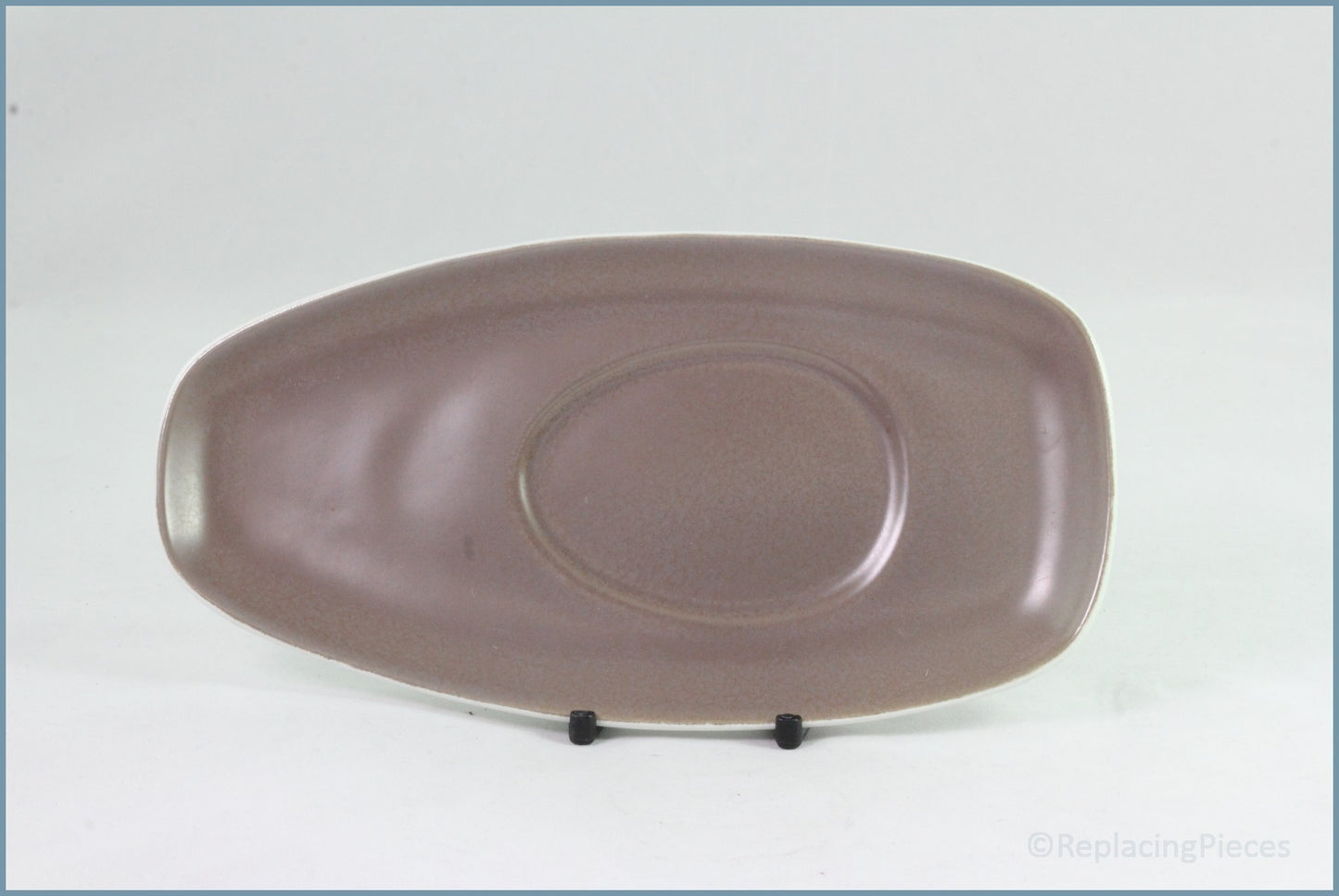 Poole - Mushroom & Sepia - Gravy Boat Stand