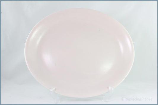 Poole - Mushroom & Sepia - 14 1/2" Oval Platter