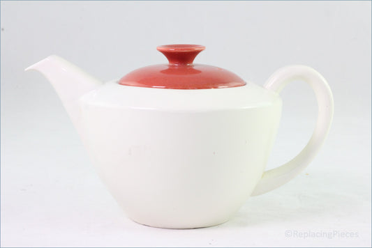 Poole - Red Indian & Magnolia - 1 Pint Teapot