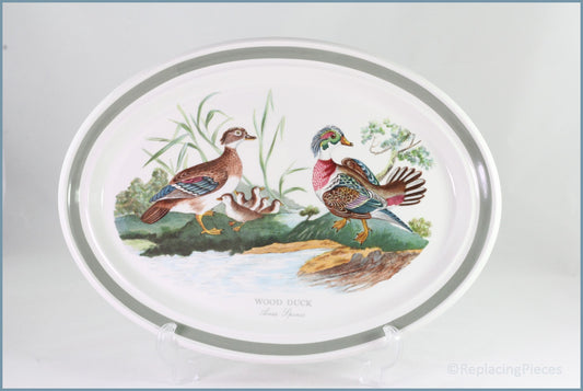 Portmeirion - Birds Of Britain - 15 1/4" Oval Platter (Wood Duck)