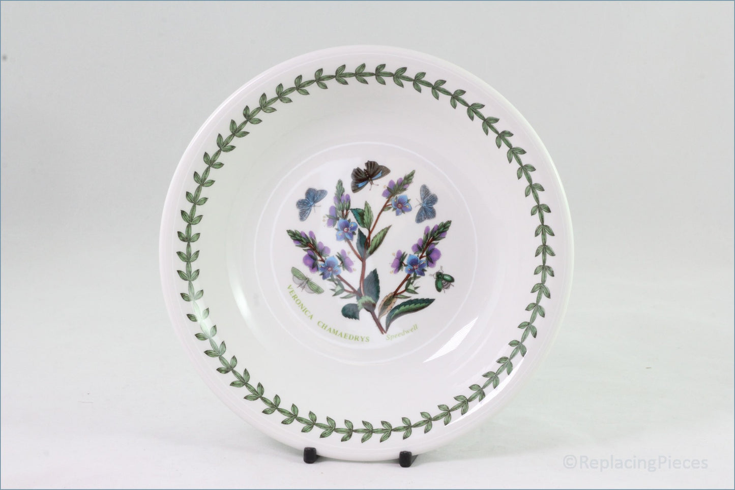 Portmeirion - Botanic Garden - 7" Flared Cereal Bowl (Speedwell)