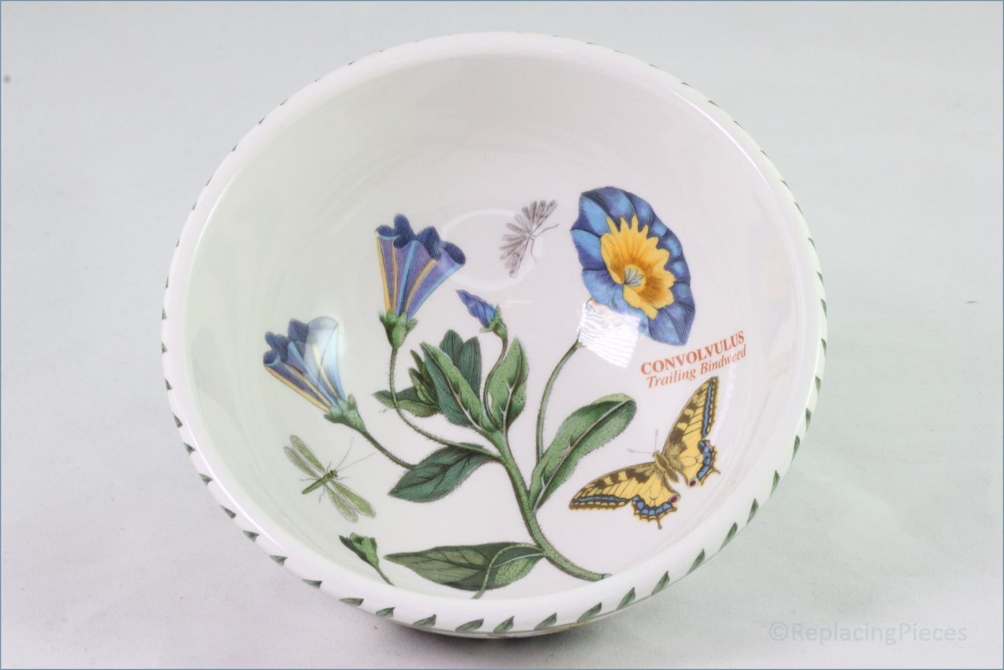 Portmeirion - Botanic Garden - 5 1/2" Fruit Saucer (Trailing Bindweed)