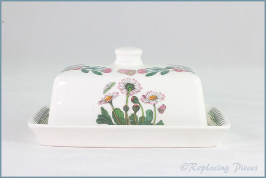 Portmeirion - Botanic Garden - Lidded Butter Dish (Oblong - Daisy)