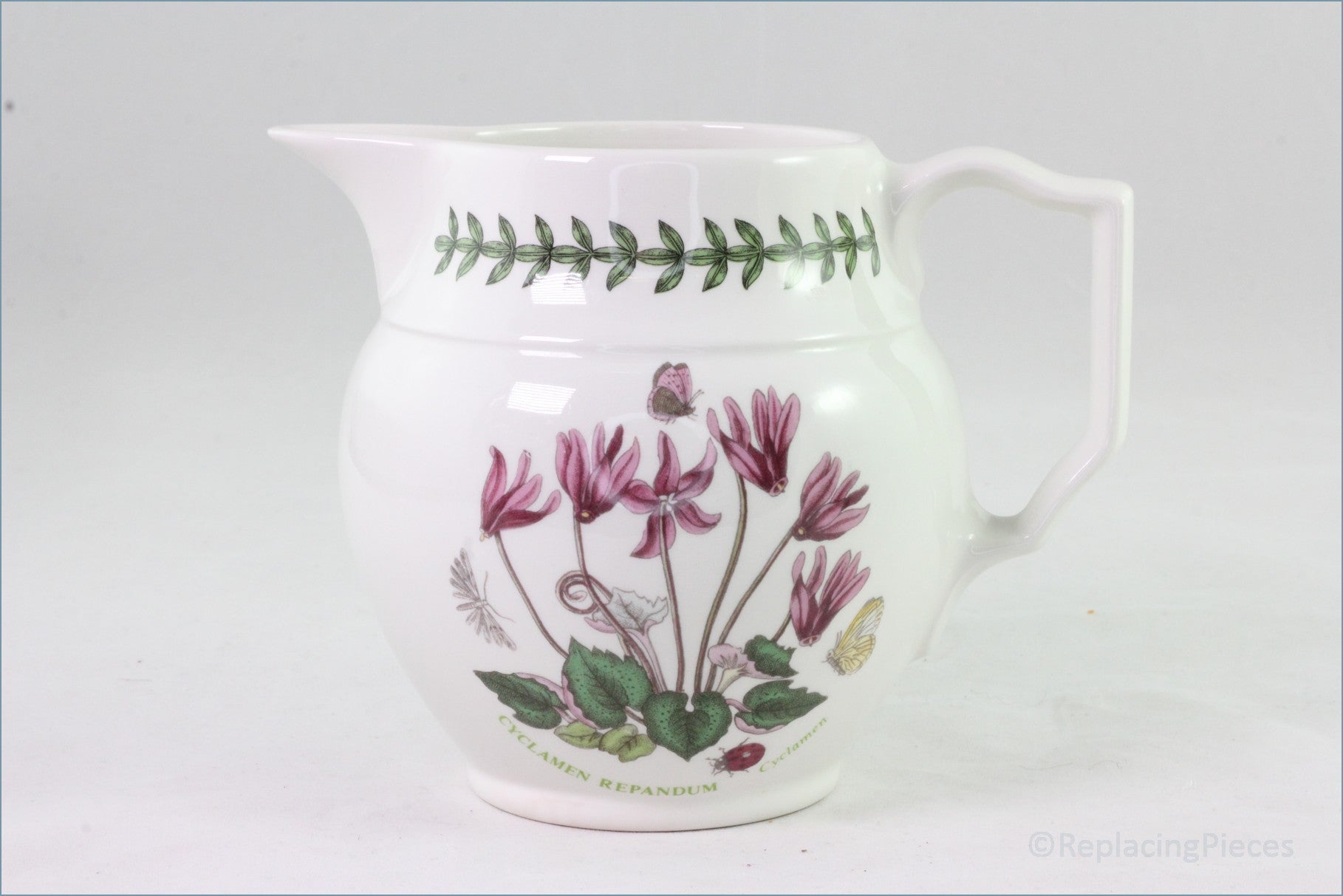 Portmeirion - Botanic Garden - 3/4 Pint Milk Jug (Cyclamen)