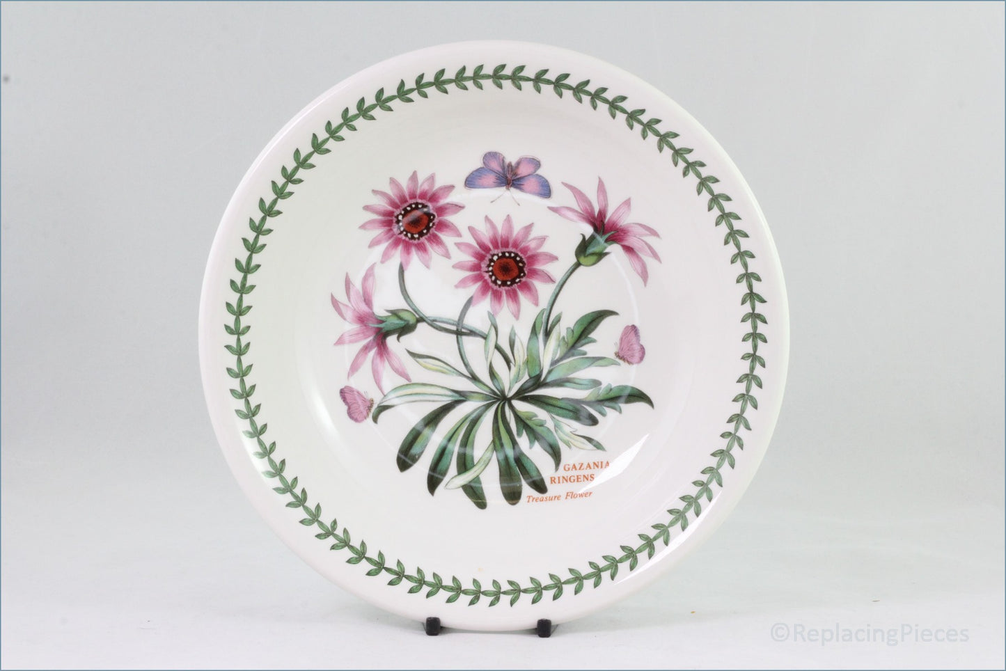 Portmeirion - Botanic Garden - 8 7/8" Pasta Bowl (Gazania Ringens)