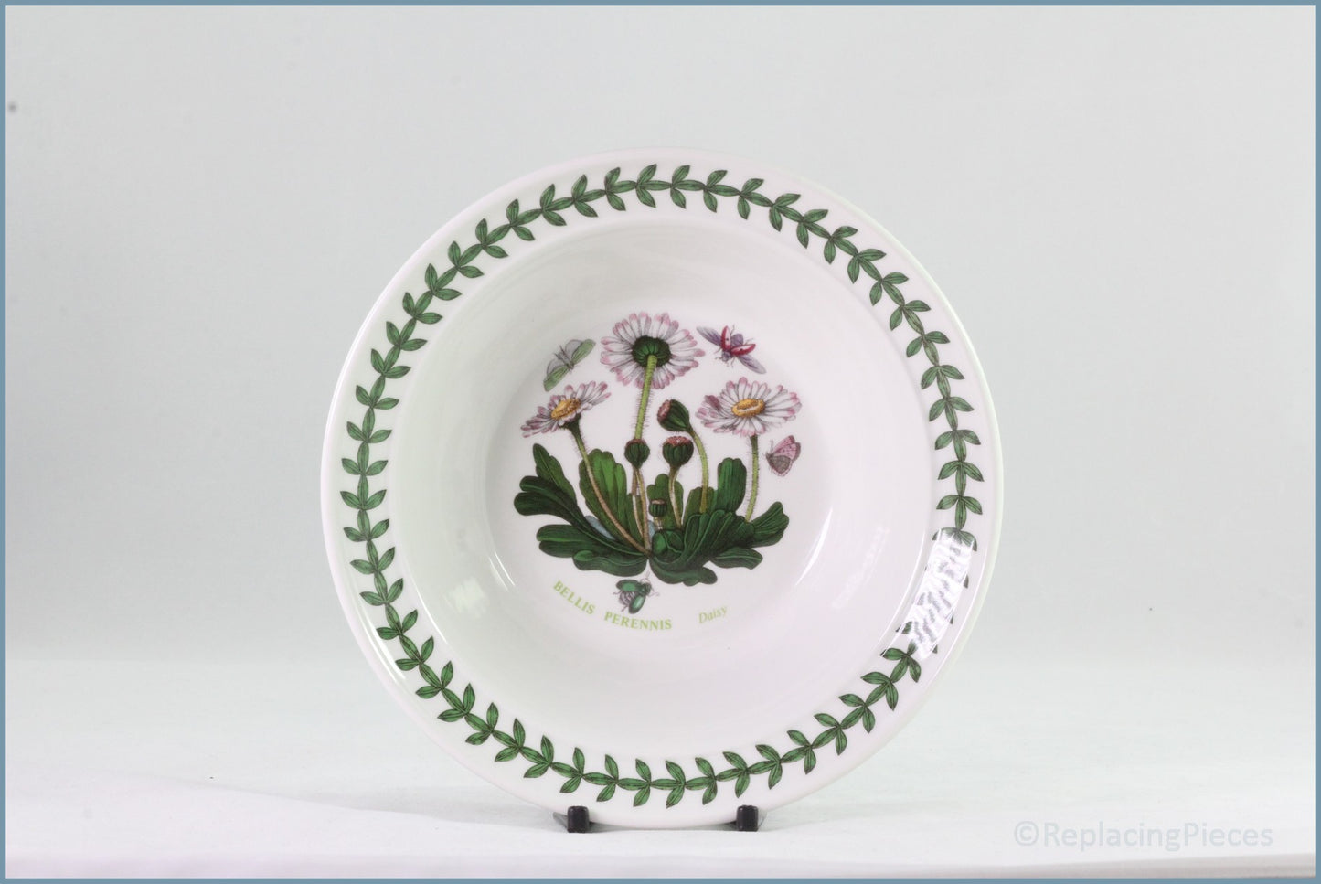 Portmeirion - Botanic Garden - 6 1/2" Rimmed Cereal Bowl (Daisy)