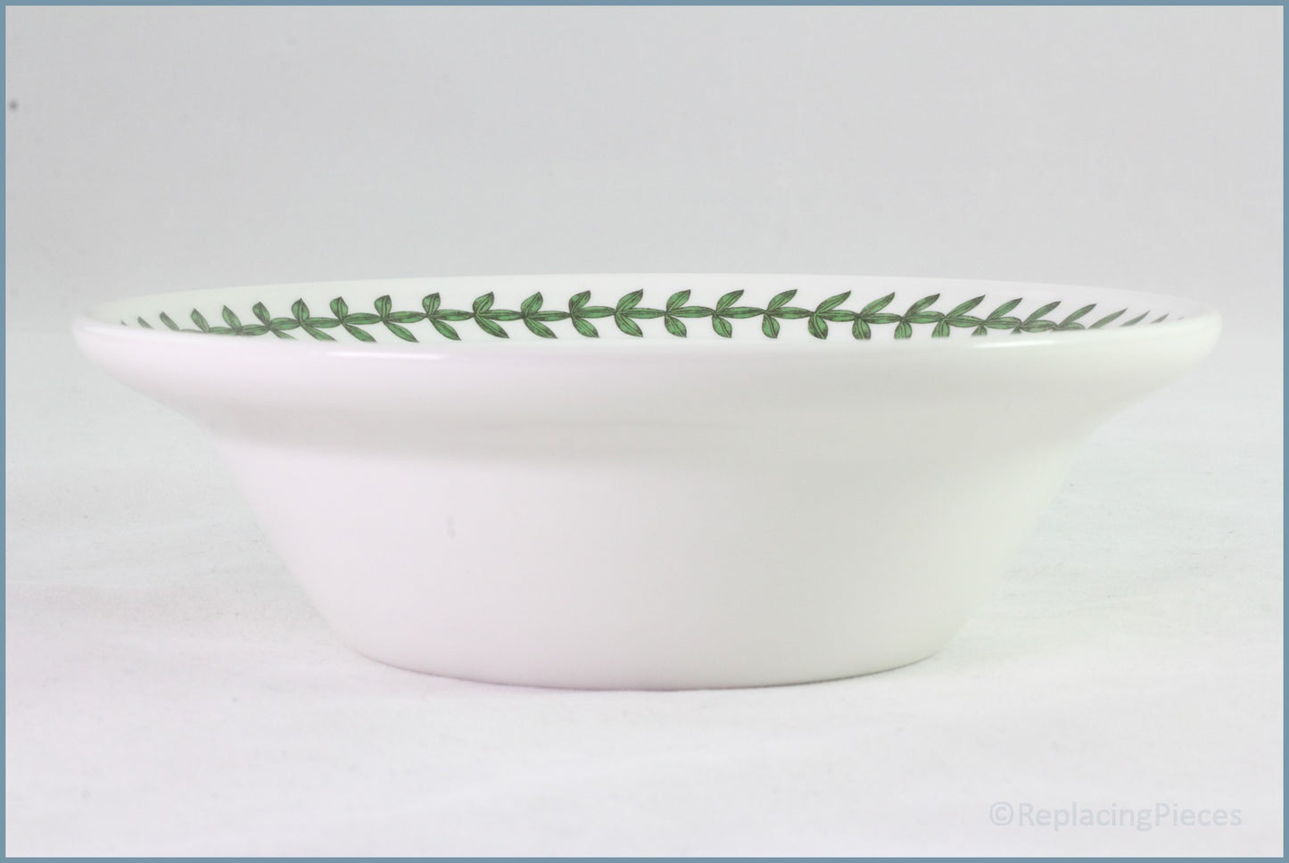 Portmeirion - Botanic Garden - 6 1/2" Rimmed Cereal Bowl (Box Leaved Milkwort)