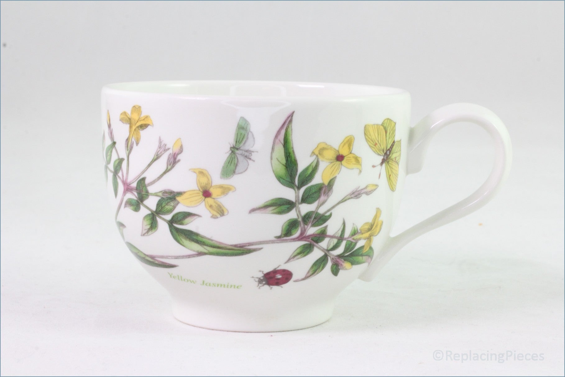 Portmeirion - Botanic Garden - Romantic Shape Teacup (Yellow Jasmine)