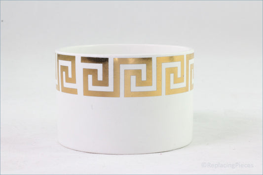 Portmeirion - Greek Key (White And Gold) - Sugar Bowl