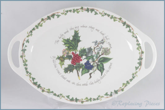 Portmeirion - The Holly & The Ivy - Handled Oval Platter