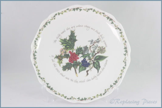 Portmeirion - The Holly & The Ivy - 11" Round Scalloped Platter
