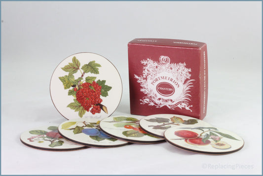 Portmeirion - Pomona - Set Of 6 Round Coasters (Boxed)