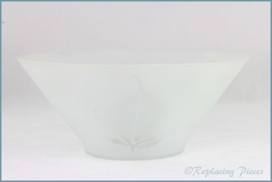 Portmeirion - Seasons Collection (Leaves) - 11 3/4" Glass Salad Bowl