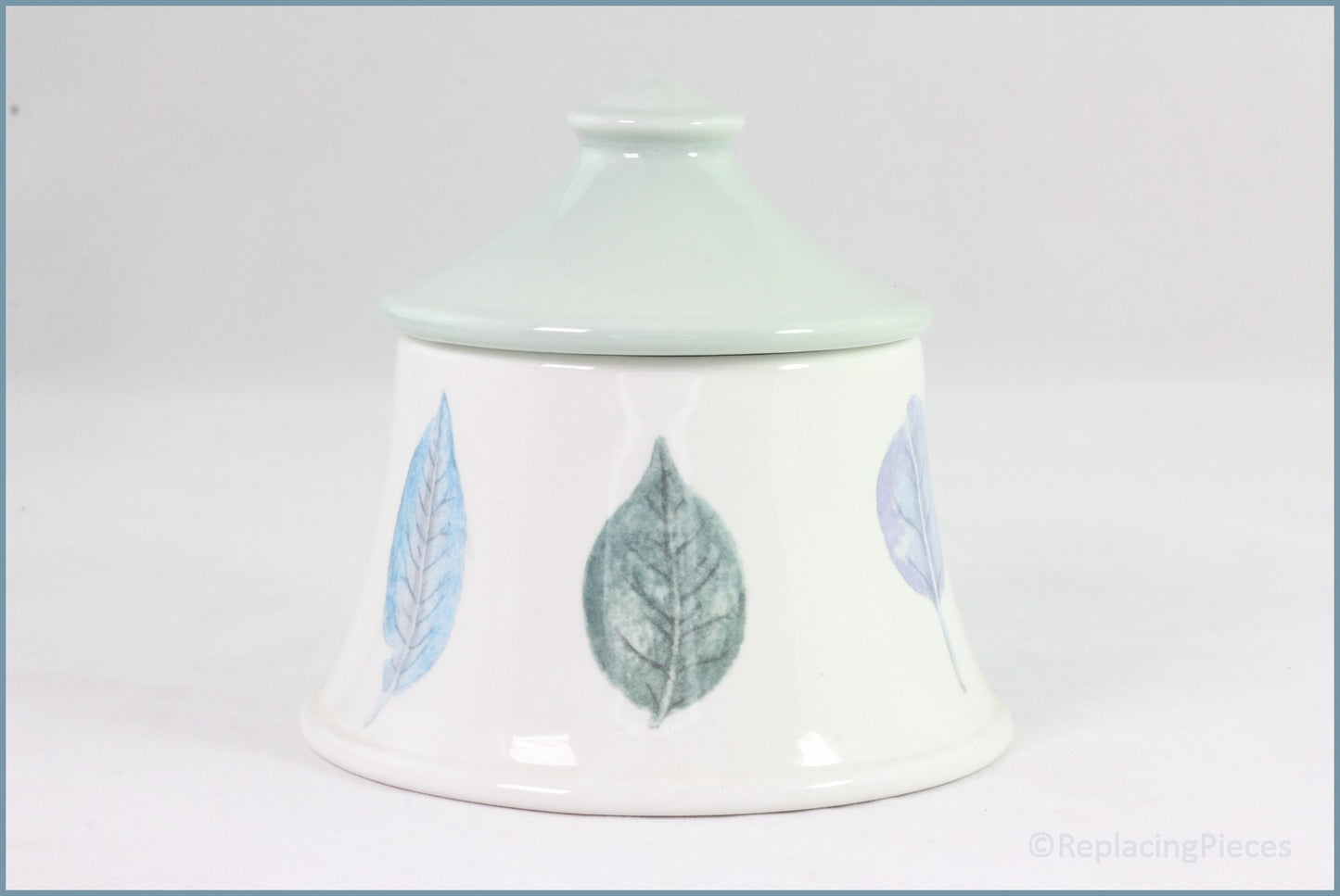 Portmeirion - Seasons Collection (Leaves) - Lidded Sugar Bowl