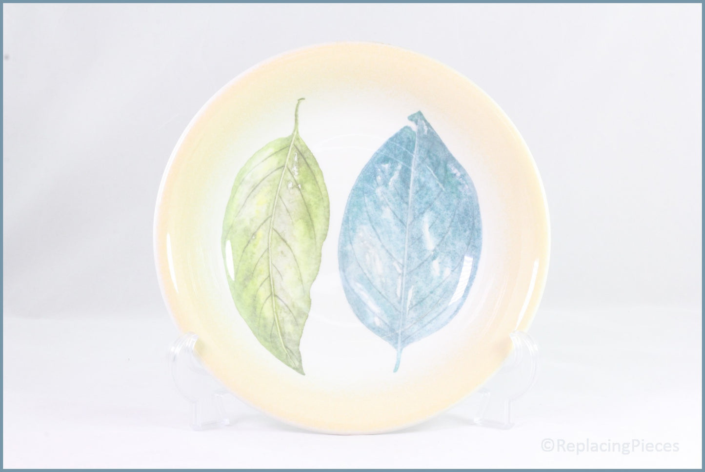 Portmeirion - Seasons Collection (Leaves) - 8 3/4" Pasta Bowl (2 Leaves)