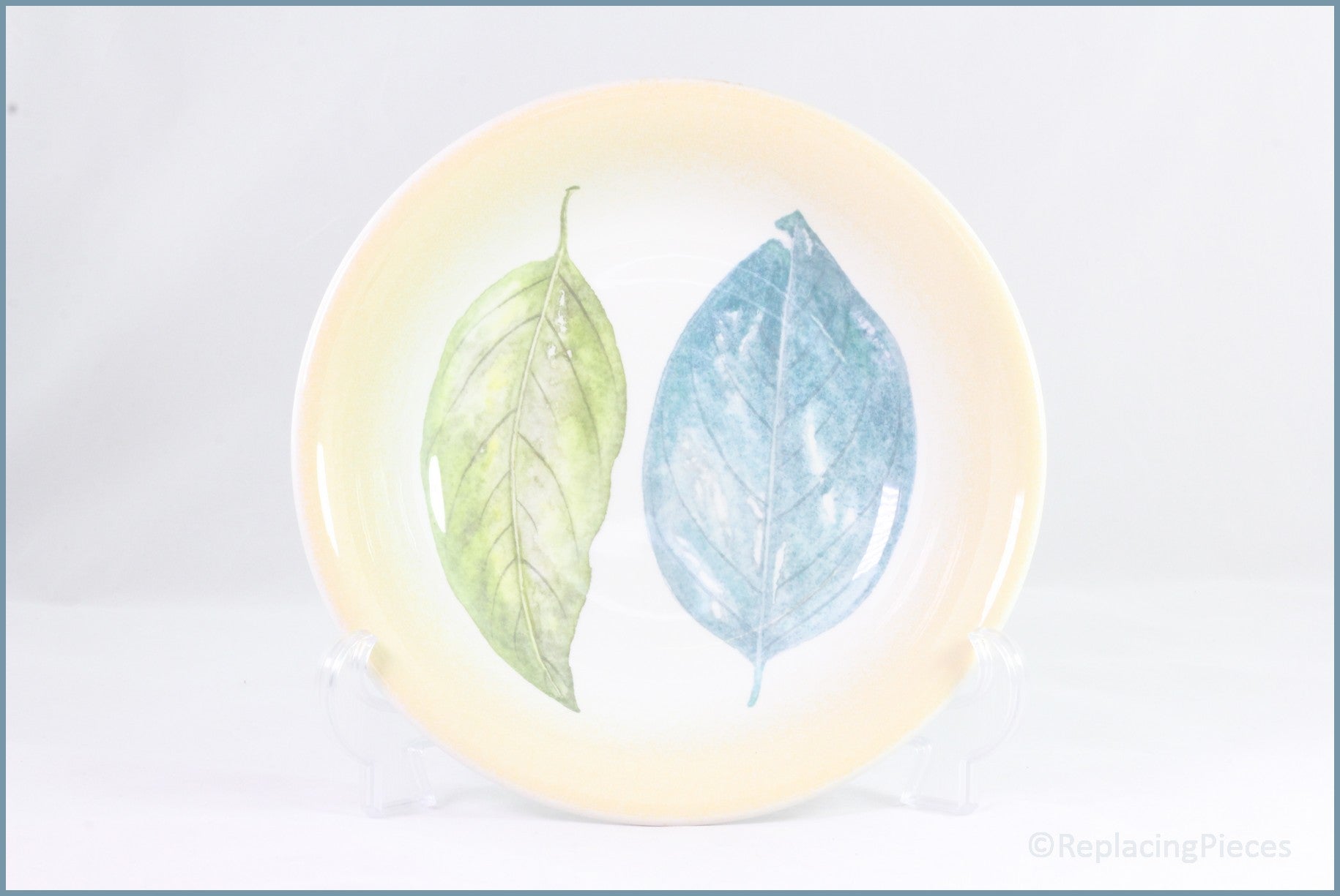 Portmeirion - Seasons Collection (Leaves) - 8 3/4" Pasta Bowl (2 Leaves)