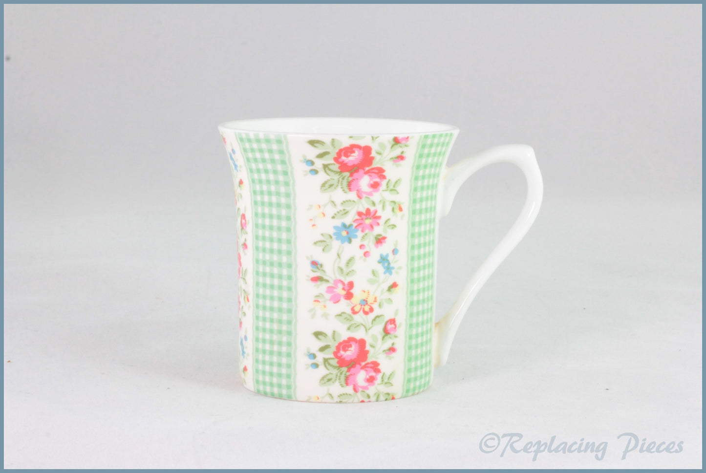 Queens - Cath Kidston - Mug (Green With Roses)