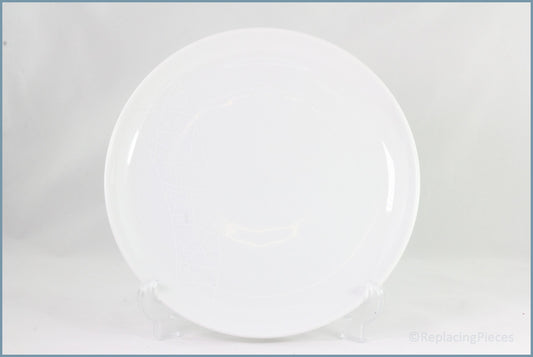 Queens - Jamie Oliver - White Embossed - Dinner Plate